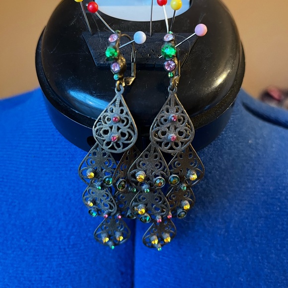 Multicolor Sorrelli Statement Earrings - Picture 2 of 3